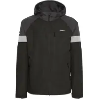 North Bend Functionele jas 'Tompkins' grijs / antraciet / zwart / wit
