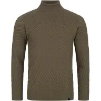 INDICODE JEANS Trui 'Saini' donkergroen