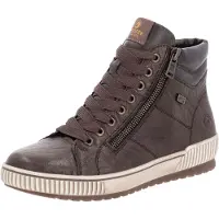 Remonte Sneakers hoog donkerbruin