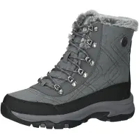 SKECHERS Snowboots 'Cold Blues' grijs / zwart