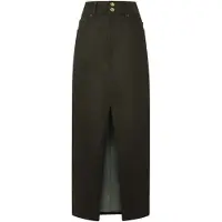 Pepe Jeans Rok donkerbruin / goud