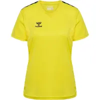 Hummel Functioneel shirt 'Authentic' geel / zwart