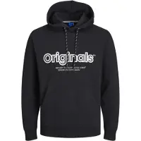 Jack & Jones Sweatshirt 'JORLakewood' zwart / wit