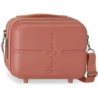Pepe Jeans Dames Oranje harde toilettas (OSFA), Casual, ABS/polycarbonaat PL031380