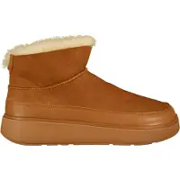 FitFlop Dames Gen-FF Ultra-Mini Dubbelzijdige Shearling Laarzen Woestijn Tan
