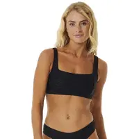 Rip Curl - Women's Premium Surf Crop - Bikinitop S, zwart
