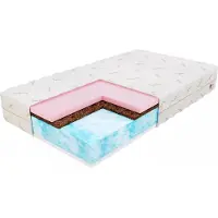FDM ERGO Matras 100x200 cm - Hoogte 23 cm H2 en H4 - Koudschuim Matrassen - Dubbelzijdig - 7 zones - Öko-Tex