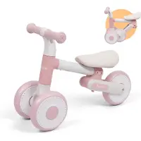 Baninni Opvouwbare Loopfiets 1 - 3 Jaar Azura Roze - Wit