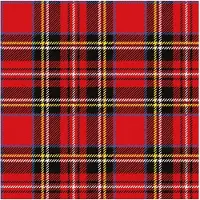 Ambiente Servetten - Schotse ruit - rood - 80x - 33 x 33 cm - 3-laags papier - lunch/diner servetjes - wegwerp servetjes - stafeldecoraties/feestversiering
