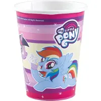 My Little Pony drinkbekers - 8x stuks - 250 ml - unicorn - wegwerp bekertjes - kinderfeestje