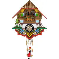 Engstler - 193 SQ - Wandklok met schommel - Quartz
