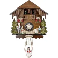 Engstler - 02253 SQT - Wandklok met schommel - Quartz