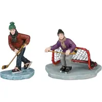 Luville Playing ice hockey team 2 stuks l7xb7xh5,5 cm