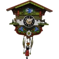 Engstler - 0143 SQ - Wandklok met schommel - Quartz