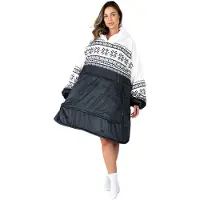 Cosas Hoodie Deken - Fleece Deken met Mouwen - Hoodie Blanket - Oversized Hoodie - Dames en Heren - Hoodie Deken met Print - Volwassenen - Hoodie Deken met Capuchon - Huggle Hoodie