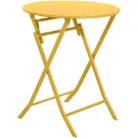 Hespéride Luxe Bistrotafel - Greensboro Tafel - Mosterd - 60x60x71cm
