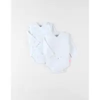 Noukie'S - 2 Pack - Rompertjes- Body's - Unie - Ecru - Konijn - 0m 50