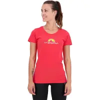 La Sportiva - Women's Footstep Tee - T-shirt XS, rood