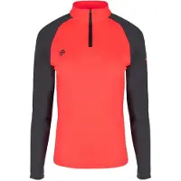 Izas Indus Half Rits Lange Mouw T-shirt Oranje,Roze M Vrouw