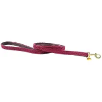 Kentucky Dogwear - Gevlochten Nylon presentatielijn hond bordeaux size S 120 cm