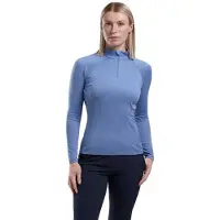 Montane F Dart Zip Neck, dames, lichtblauw