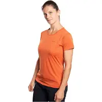Trangoworld Rjavina T-shirt Met Korte Mouwen Oranje M Vrouw