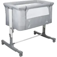 Asalvo Calm Co-sleeping Mini-crib Zilver Kinderen