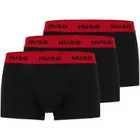 HUGO Heren Drie Pack Boxershorts Zwart