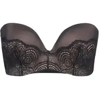 Wonderbra Refined Glamour Ultimate Strapless Bra Zwart C 75 Dames