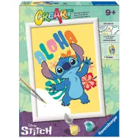 Ravensburger CreArt Disney Aloha Stitch - Schilderen op nummer voor kinderen