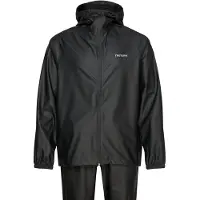 Tretorn Regenpak Unisex Packable Rainbreaker Set Black-L