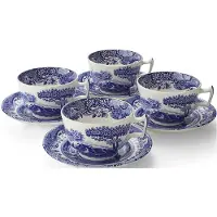 Spode Blue Italian ontbijtkopje met schotel 28 cl