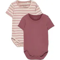 Minymo Rompertje/body beige / oudroze / merlot