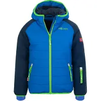 TROLLKIDS Winterjas met capuchon voor kinderen, Kids Hafjell Snow Jacket PRO, waterdicht, blauw (514-100)