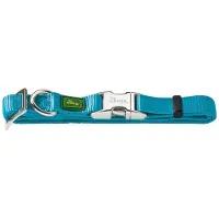 Hunter Vario - Hondenhalsband - Alu-Strong - Turkoois - Maat M - 1.5x40-55cm