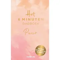Unieboek spectrum Het 6 minuten dagboek PUUR - peach