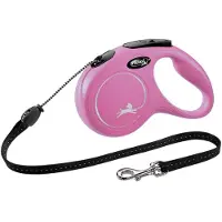 Flexi NEW CLASSIC TOUW roze - 3 m