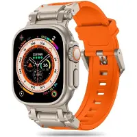 TechProtection Tech Protection Delta Apple Watch 49 / 46 / 45 / 42 Mm Bandje Oranje