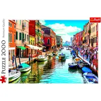 Trefl puzzel 2000 stukjes - Murano eiland Venetië premium kwaliteit.