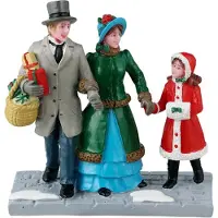 Lemax Christmas Eve Shopping Caddington Village Collection 2024