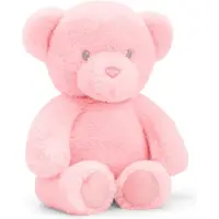 Keel Toys Roze Beer - 20 cm. - Baby Girl Beer Kraamcadeau - 100% eco gerecycled