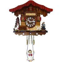Engstler - 1793 SQ - Wandklok met schommel - Quartz