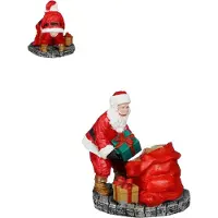 Luville Santa has eaten too many cookies l5,5xb5xh6cm