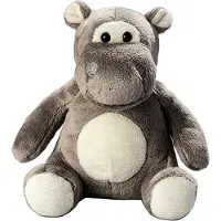 Schmoozies Pluche knuffel nijlpaard - 12.5 cm - knuffeldier
