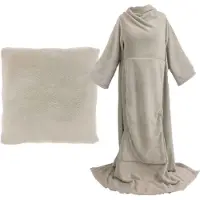 Unique living plaid snuggle chateau grey -150x200cm