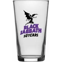 Black Sabbath Bierglas - 50 Years - voor Geen - transparant - Maat Standard
