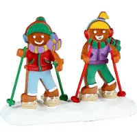 Lemax Snowshoe Walkers 12x4x18 cm Kersthuisje