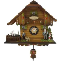 Engstler - 02233 QPT - Wandklok met slinger - Quartz
