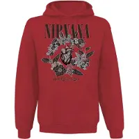 Nirvana Trui met capuchon - Heart Shaped Box - L tot XXL - voor Mannen - rood - Maat XL