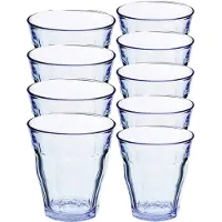 Duralex Drinkglazen/waterglazen blauw Picardie set 250/310 ml 12-delig - Drinkglazen